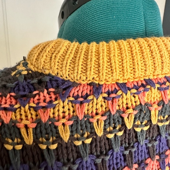 Multicolored striped sweater universal thread women’s XS - Picture 7 of 9